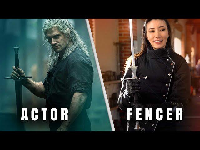 Movie sword fighting versus real life fencing (Real vs Reel Longsword)
