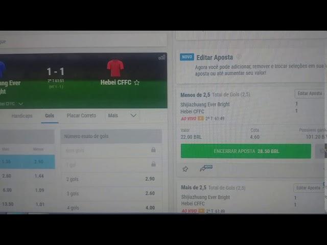 Como salvar una apuesta en goles 2,5 over