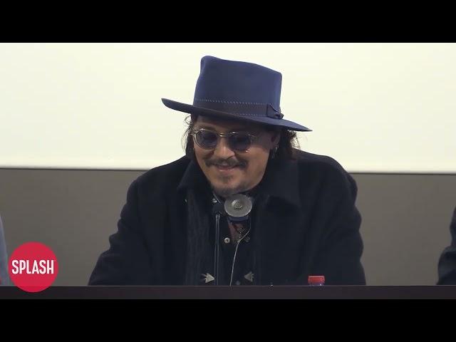 Johnny Depp Talks About His Earlier Characters And Hollywood At Press Conference Of "Modi" In Spain