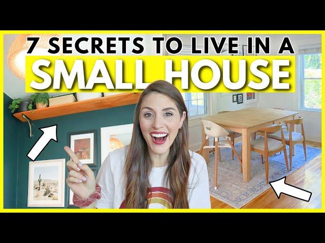 CLEVER SMALL HOUSE TIPS  My Best Secrets To Thriving in a Small Home as a Family of 4