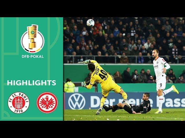 FC St. Pauli vs. Eintracht Frankfurt 1-2 | Highlights | DFB-Pokal 2019/20 | 2nd Round