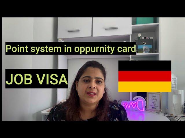 Point System in Opportunity Card || How to apply for Germany Job search Visa || chancenkarte