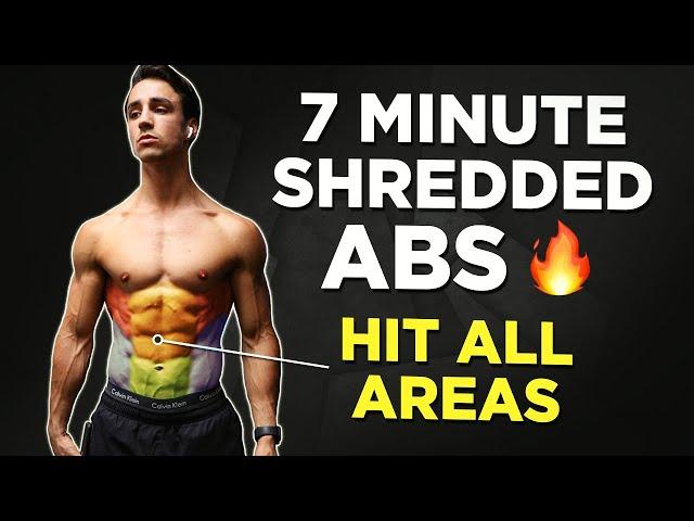 7 Minute SHREDDED ABS (NO EQUIPMENT ABS in 7 Days!)