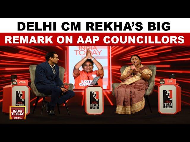 Delhi CM Rekha Gupta: 'AAP Corporators Ready To Jump Ship To BJP For MCD' | India Today Conclave