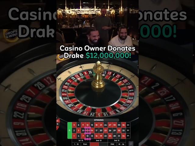 Drake Wins $12,000,000 Talking To The Casino Owner! #drake #roulette #gambling #casino #bigwin