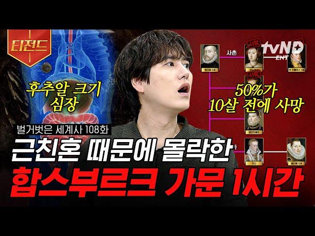 [#벌거벗은세계사] (1시간) 근친혼에 근친혼을 거듭한 합스부르크 가문 이것이 바로 몰락의 이유 유전병까지 불러온 비극의 시작 | #티전드