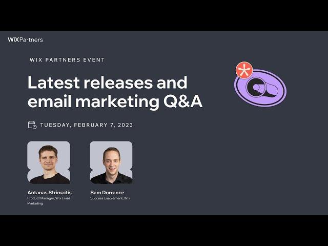 Partners Live Event: Latest releases and email marketing Q&A