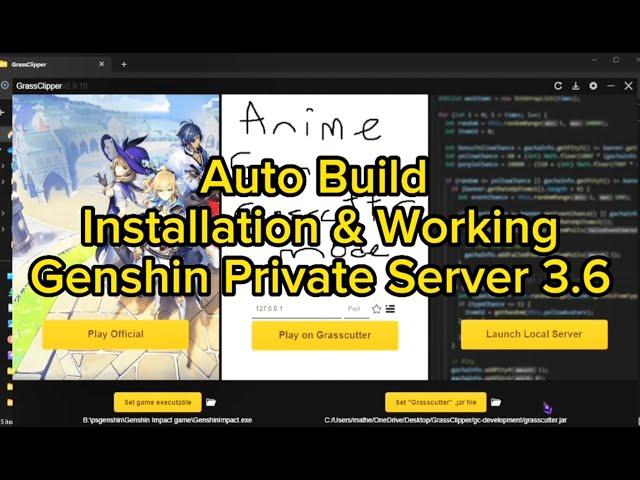 how to use auto build in genshin private server | full tutorial private server