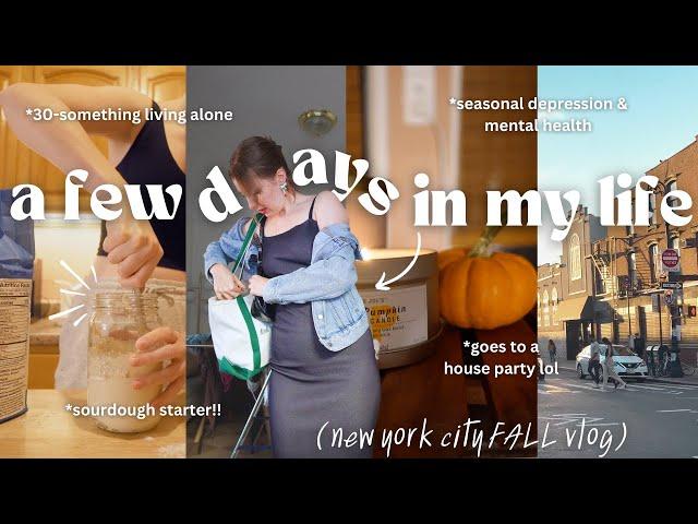 The ups and down of New York City life in your 30's  *cozy fall vlog*