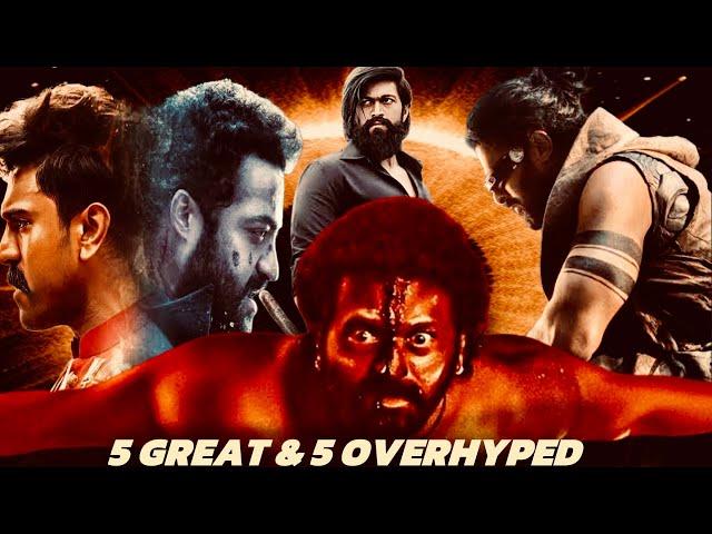 Top 5 overhyped south movies & Top 5 Best south movies Hindi dubbed