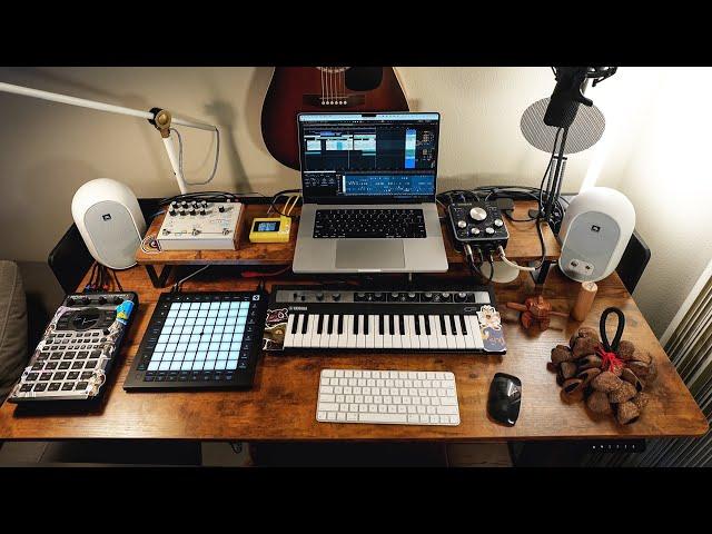 i built the best music production desk setup