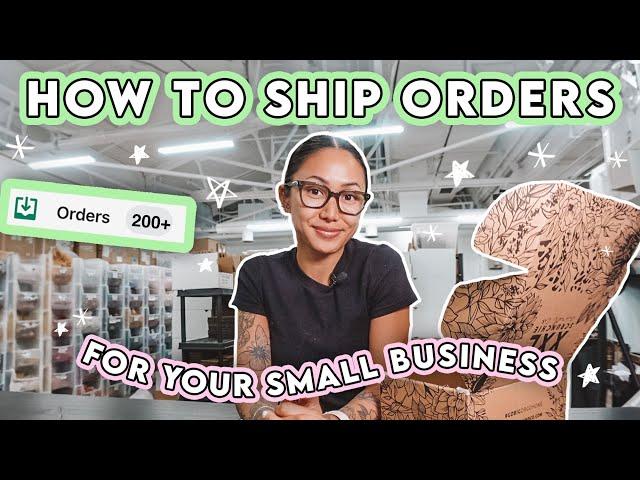 How To Ship Orders For Your Small Business  Tutorial  Learn from my mistakes 