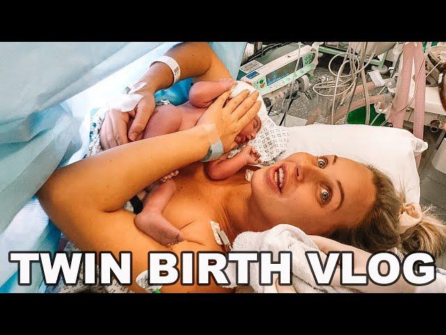 TWIN BIRTH VLOG | Lucy Jessica Carter