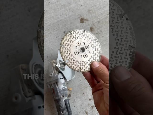 Diamond Flush Cut/Grinder Wheel From Bad Dog Tools #tools #anglegrinder