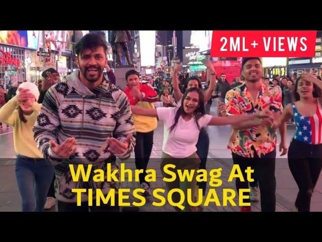 Rajitdev | Wakhra Swag at Times Square | Kala Chashma Dance