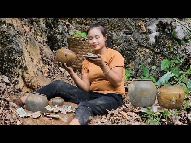 Picking papaya and papaya flowers accidentally found antiques l Lý Thị Sai