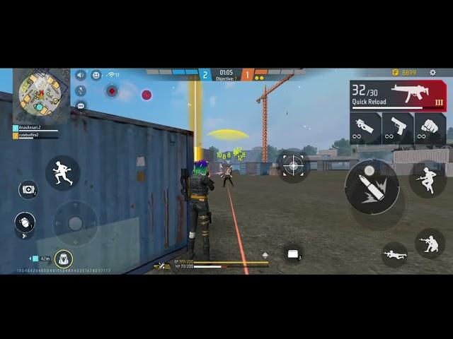 Free Fire. Free Fire Beyond.ibsp vs AnasAnsari.2 and Cutebutfire2. AA222 gaming. #aa222gaming