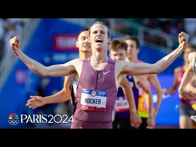 Cole Hocker SMASHES U.S. Trials 1500m record, advance to Olympics | NBC Sports