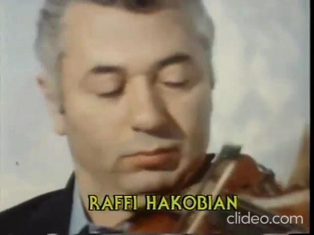Raffi Hakopian - Krunk, & Romanian Dance (Live on Armenian Teletime 1980)