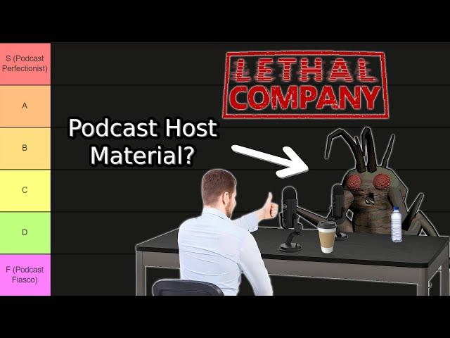 Ranking All Lethal Company Entities On If They Can Host a Podcast