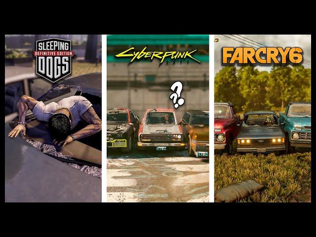 What Happens if You Get Out of A Car With Blocked Doors in 25 OPEN-WORLD Games? (2001-2021)