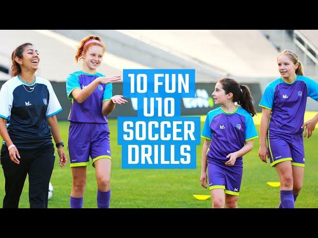 10 Best U10 Soccer Drills | Fun Soccer Drills for Kids