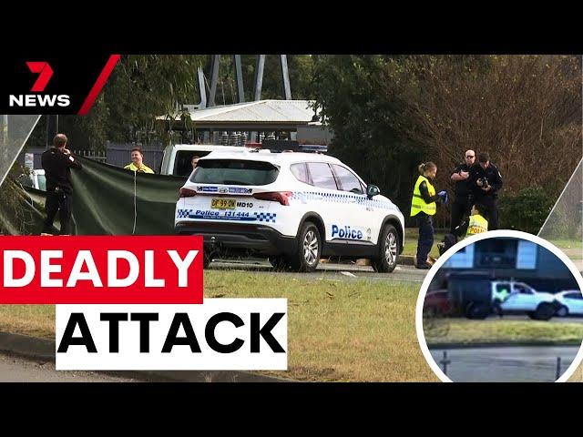 Manhunt underway for driver responsible for fatal road rage attack | 7 News Australia