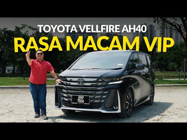 TOYOTA VELLFIRE 2024 | BANGLO BERGERAK VVIP !!!