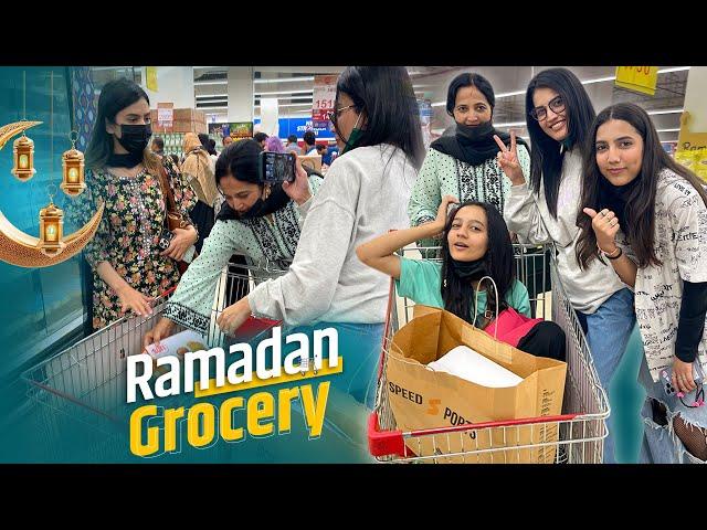 RAMADAN GROCERY  | Itni Ziada Shopping Ker Le  | Zalzala Agya, Fatima Ghar Py Akeli 