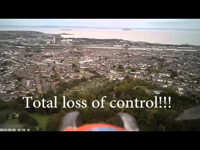 Ar Drone flyaway and crash