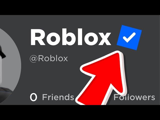 HOW TO GET VERIFIED ON ROBLOX