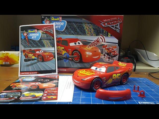 Revell Junior Kit 00860 Lightning McQueen Cars// Basteln mit Raphael // Nachwuchsförderung