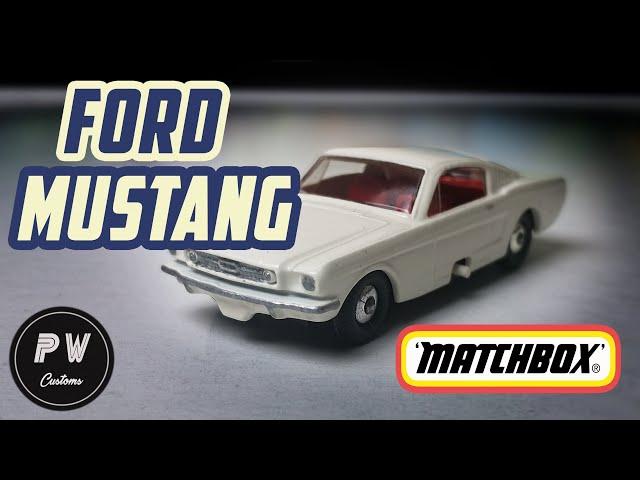 Mustang FASTBACK OEM Restoration 1/64 Matchbox Lesney