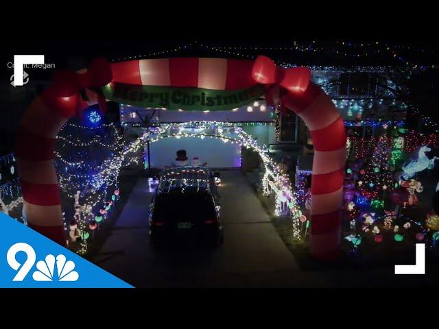 Colorado home lights up for the holidays