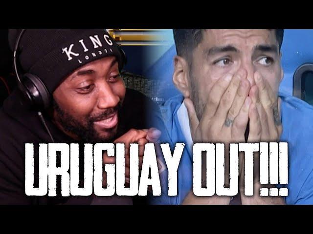 SCENES AS SUAREZ CRIES & URUGUAY KNOCKED OUT, SOUTH KOREA THROUGH!!! Ghana 0-2 Uruguay HIGHLIGHTS