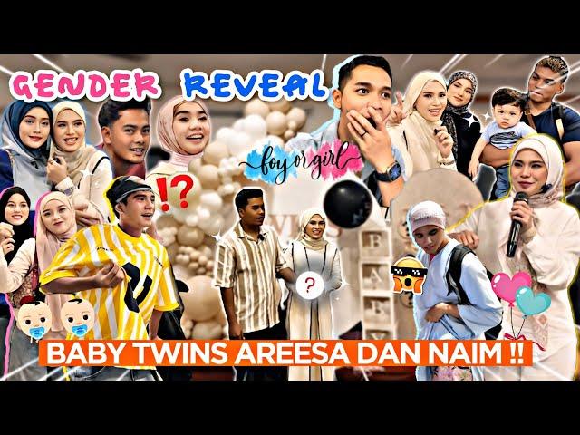 GENDER REVEAL BABY TWIN AREESA DAN NAIM!