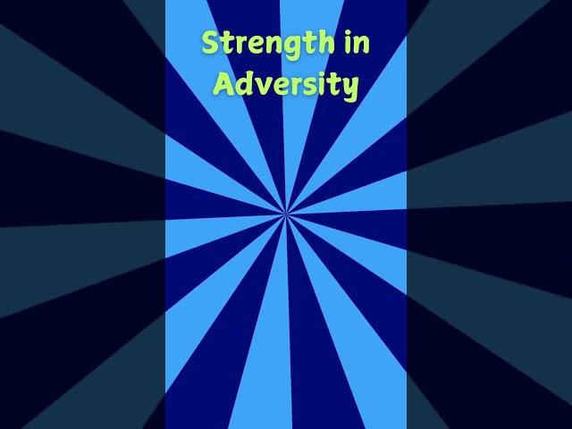 "Strength in Adversity"  #StrengthInAdversity #ResilienceInHardTimes