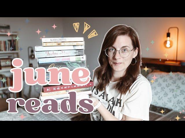 I was anxious and sick so I read a lot - JUNE reading wrap up