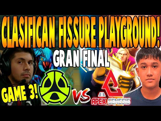 M80 vs APEX GENESIS [GAME 3] BO5 - GRAN FINAL "K1 HECTOR vs YAMSUN" - FISSURE PLAYGROUND DOTA 2