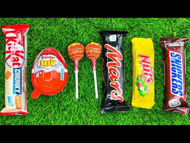 Satisfying video Lollipops candy Asmr Unboxing video Gummy candy and chocolate