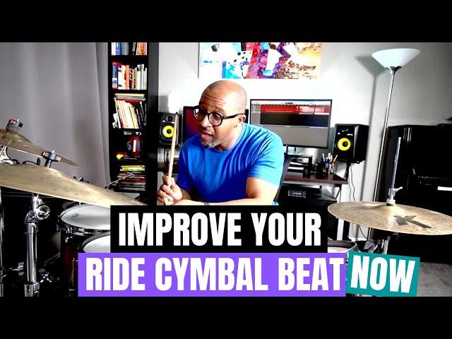 3 WAYS TO IMPROVE YOUR RIDE CYMBAL BEAT NOW | Jazz Drummer Q-Tip of the Week