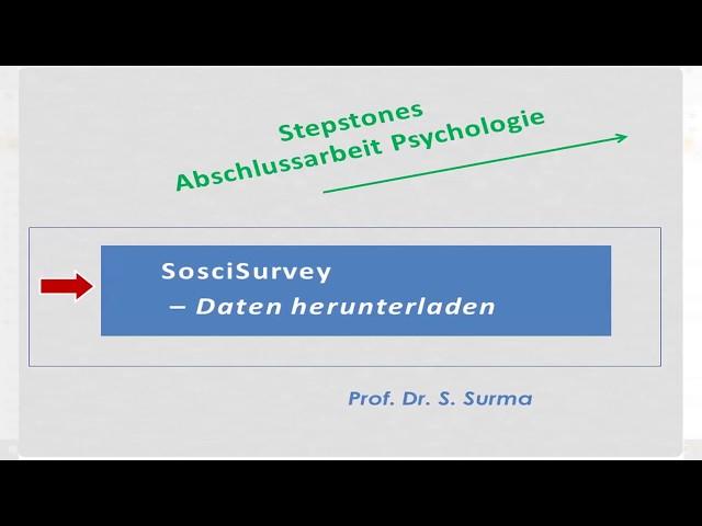 5. Sosci Servey - Daten herunterladen