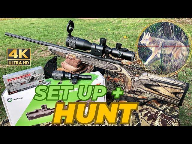 $500 4K Night/Day Scope One Leaf Commander NV400 Review + Mossberg MVP Predator Varmint