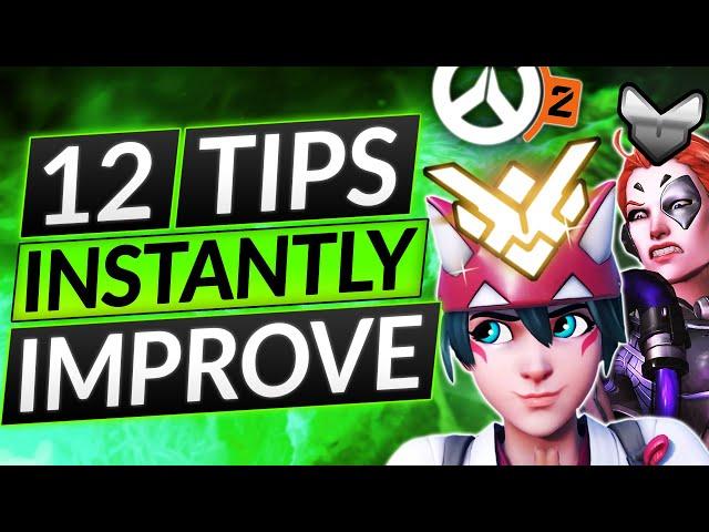 12 TIPS to INSTANTLY IMPROVE in Overwatch 2 - NEW BEGINNERS GUIDE