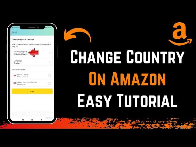 How to Change Country in Amazon App !