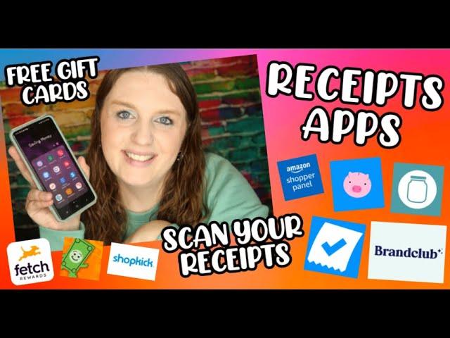 Scan Your Receipts for FREE GIFT CARDS || Receipt Apps || Scanning Receipts || Save Your Receipts