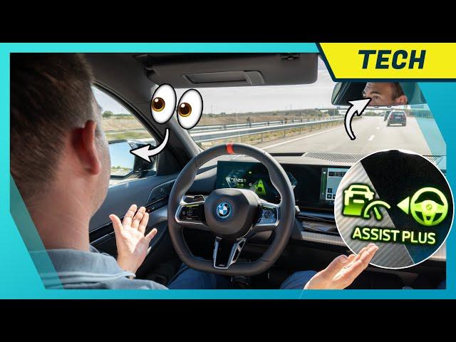 Autobahnassistent im neuen 5er BMW im Test: Permanent Hands-Off fahren, Spurwechsel per Blick