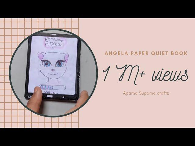 My talking Angela paper quiet book.. Aparna