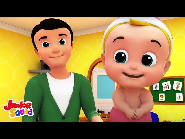 Johny johny oui papa | Chansons pour enfants | Préscolaire | Junior Squad Française | Comptines bébé