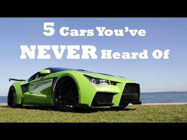 Top 5 Exotic Cars You NEVER Heard Of!